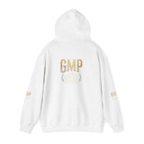 GMP Crest Hoodie — White Gold Logo Pullover