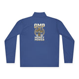 Quarter-Zip Pullover — 'GMP Money Power' Gold Crest Logo