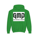 GMP 'God Money Power' Youth Hoodie — Bold Graphic Religious Streetwear