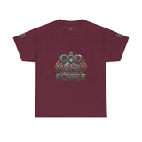 God Money Power Graphic Tee — Faith & Hustle Christian T-Shirt