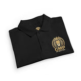 Youth Polo Shirt – Gold Lion Crest "GMP" School/Team Logo