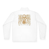 Quarter-Zip Pullover — Vintage Sacred Heart Graphic Pullover