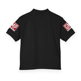 GMP Logo Youth Polo Shirt – White DryBlend® Kids Jersey