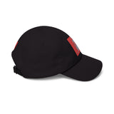 Dad Cap with Red Retro Santa Embroidered Patch