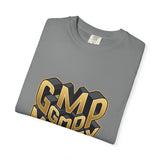 Good Money Power Graphic Tee — GMP 3D Gold Lettering T-Shirt