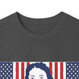 Long Sleeve Tee - Patriotic Bandana Mask Design with 'God, Money & Power' Graphic
