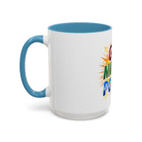 God Money Power Accent Coffee Mug — Inspirational Faith & Prosperity Gift (11/15oz)