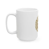 Money Power Gold Ceramic Mug — GMP Inspirational Coffee Cup (11oz, 15oz)