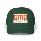 Good Money Power Embroidered Dad Cap — White Casual Baseball Hat