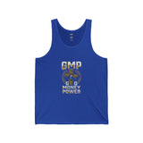 GMP Money Power Tank Top — Gold Cash Emblem Sleeveless Shirt