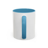 GMP God Money Power Accent Coffee Mug — Colorful Motivational Tea Cup (11/15 oz)