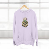 God Power Hoodie — Retro 3D Faith Graphic Fleece Hoodie