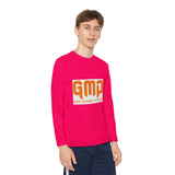 GMP "God Money Power" Youth Long Sleeve Tee - Orange Logo