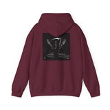 Angel Of Death Hoodie — Gothic Black & White Graphic Sweatshirt