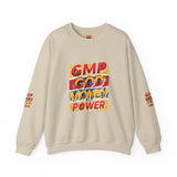 GMP God Money Power Graphic Crewneck Sweatshirt
