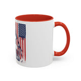 God, Money, Power Coffee Mug — Patriotic Street Art Accent Mug (11/15oz)