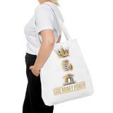 God Money Power Tote Bag — Inspirational Faith & Prosperity Canvas Tote