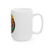 GMP God Money Power Ceramic Mug (11oz & 15oz) – Bold Comic-Style Motivational Coffee Cup