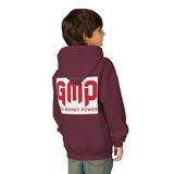Youth Hoodie - GMP (God Money Power) Bold Red Graphic