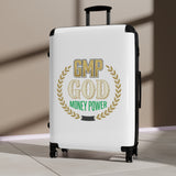 Suitcase — "GMP GOD Money Power" Carry-On Luggage