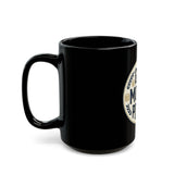 God Money Power Black Coffee Mug — Inspirational Faith & Wealth Ceramic Cup (11oz/15oz)