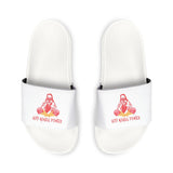 Men's Slide Sandals — 'God Mole Power' Graphic Removable-Strap Slides