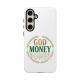 Phone Case — "God Money Power" Inspirational Religious Design