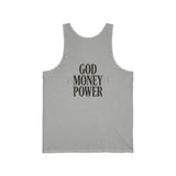 God Money Power Tank — Religious Graphic Jesus Tank Top