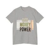 God Money Power T-Shirt — Faith & Success Graphic Tee