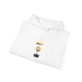 Gold Crown One Hoodie — Minimalist Royal Emblem Hooded Sweatshirt