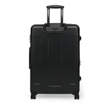 Suitcase – God • Money • Power Graphic Carry-On | Religious Inspirational Travel Luggage