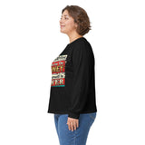 Long Sleeve Tee — “Put GOD First, Hustle for the MONEY, Put Yourself in POWER” Inspirational Graphic