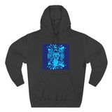 Hoodie - 'God Money Power' Graphic Fleece Pullover