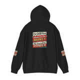Hoodie — "Put GOD First, Hustle For The MONEY, Put Yourself In POWER" Inspirational Graphic Hoodie