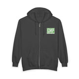 GMP 'God Money Power' Zip Hoodie – Premium Black Full-Zip Sweatshirt