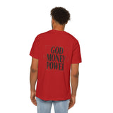 God Money Power T-Shirt — Bold Typography Faith & Hustle Tee