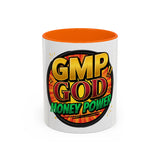 GMP God Money Power Coffee Mug – Bold Comic-Style Accent Mug (11/15oz)