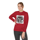 Youth Long Sleeve Tee — "GMP" Good Money Power Circular Logo