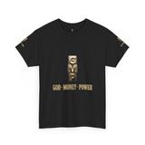 God · Money · Power Tee — GMP Gold Block Logo T-Shirt