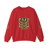 God Money Power Crewneck Sweatshirt — Patriotic American Flag Graphic