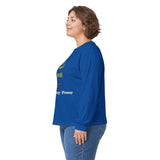 Long Sleeve Tee — "God · Money · Power" Graphic