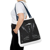 Angel Of Death Grim Reaper Wings Tote Bag — Gothic Scythe Design