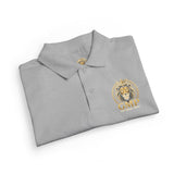 Youth Polo Shirt – Gold Lion Crest "GMP" School/Team Logo