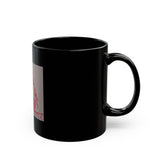 Saint Icon Black Mug — "God Money Power" Red Graphic