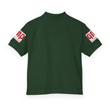 GMP Logo Youth Polo Shirt - Red Branding DryBlend® Kids Jersey Polo