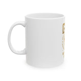 GMP Tiger Ceramic Mug — "God Money Power" Gold Lion/Tiger Graphic (11oz & 15oz)