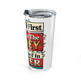 Motivational Hustle 20oz Tumbler – "Hustle for the Money" Inspirational Travel Mug