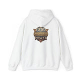 God Money Power Hoodie — Vintage Emblem Graphic Hooded Sweatshirt