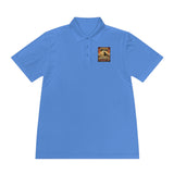 God Money Power Pyramid Polo Shirt — Vintage Pyramid Graphic Men’s Sport Polo