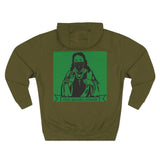 God Money Power Hoodie — Graphic Three-Panel Fleece Pullover